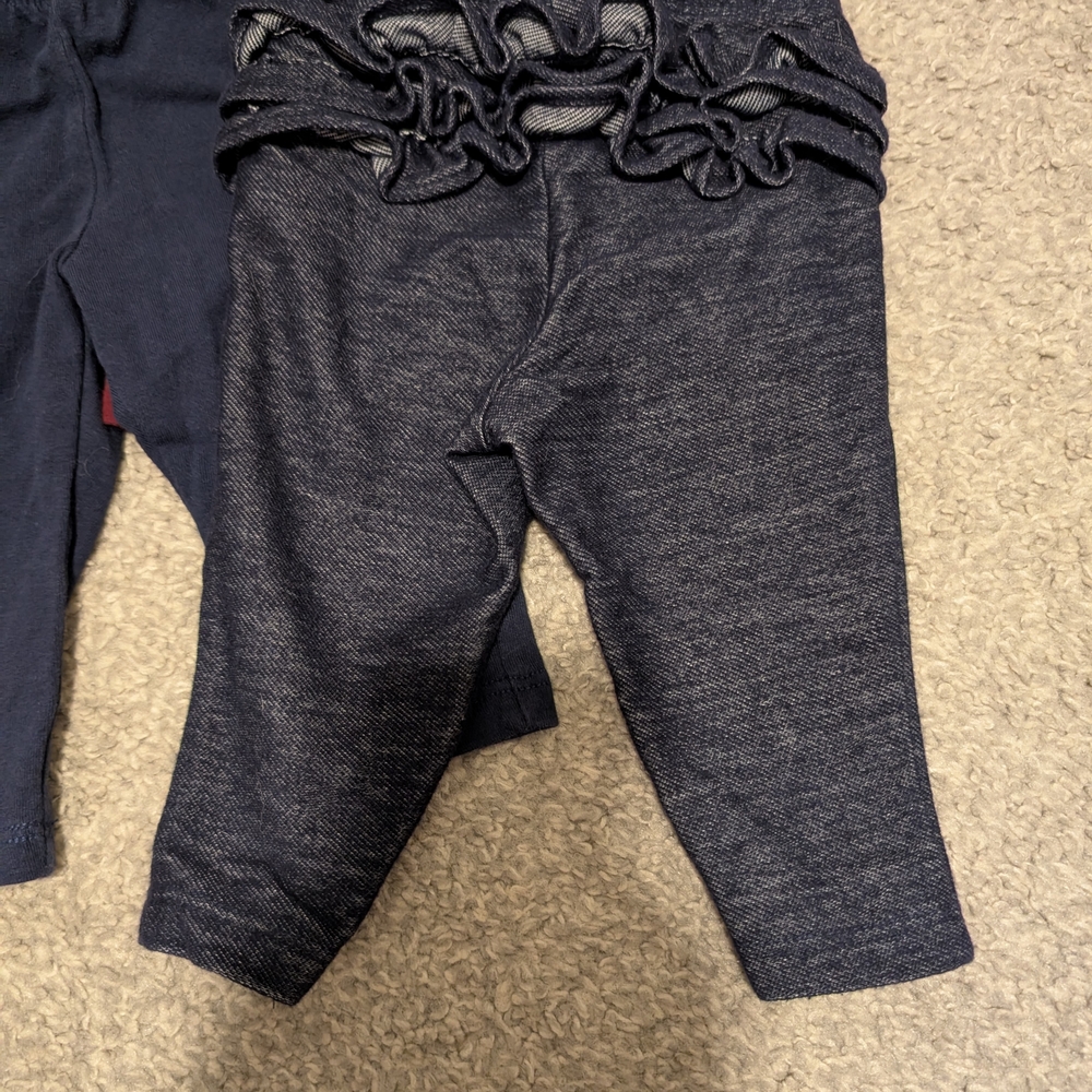 Old Navy Kids Leggings - Green, Red, Navy, Gray - Picture 6 of 9